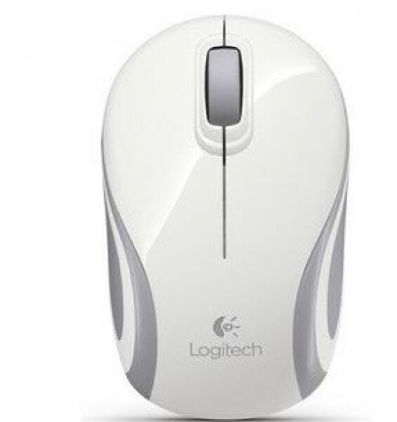 Logitech M187 - Wireless Mini Maus - Weiss