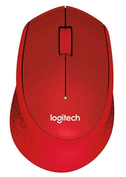 Logitech M330 Silent Plus Maus - Rot