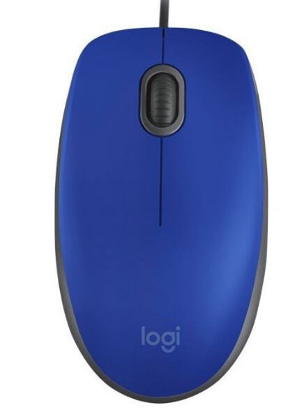 Logitech M110 Silent - USB-Maus - Blau