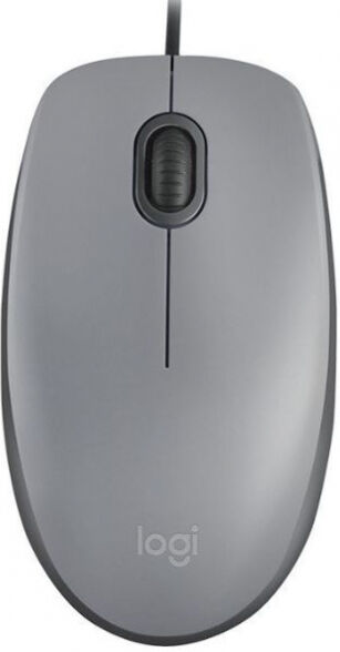 Logitech M110 Silent - USB-Maus - Grau