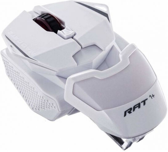 Mad Catz R.A.T. 1+ - Gaming Maus - Weiss