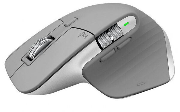 Logitech MX Master 3 Advanced - USB/Bluetooth Maus - Mittelgrau