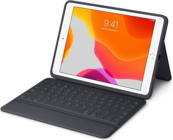 Logitech Rugged Folio - KeyboardDock für Apple iPad 10.2 Zoll - CH-Layout