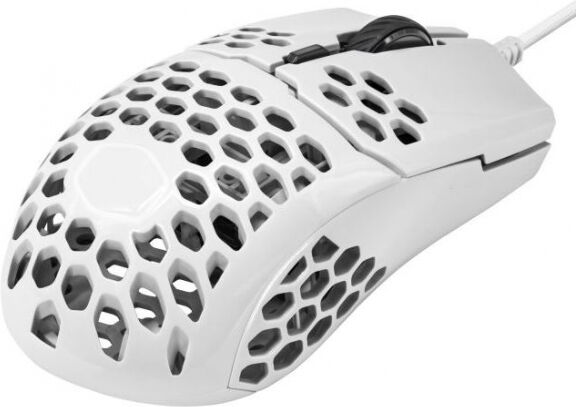 Cooler Master MM710 - Gaming Maus - Glossy White