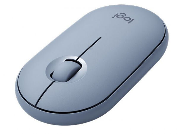 Logitech Pebble M350 Wireless Mouse - Blau/Grau
