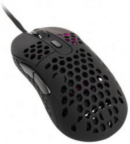 Dream Machines DM6 Holey S Gaming Maus - Mattschwarz