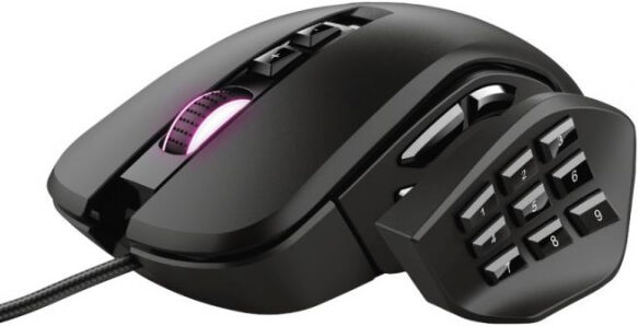 Trust GXT 970 Morfix - individualisierbare Gaming Maus - schwarz