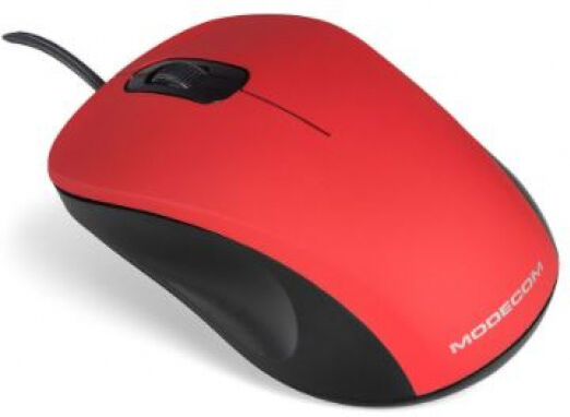 Modecom MC-M10 - USB-Maus optisch / 1000dpi - Rot