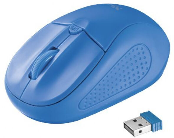 Trust 20786 - Primo Wireless Mouse - 1600dpi - Blau