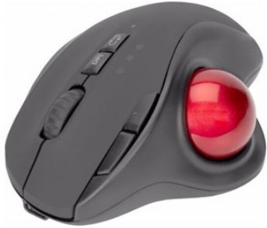 Digitus DA-20156 - Ergonomische Trackball Maus - Wireless