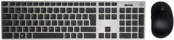 Dell KM717-GY-SWI - Wireless Combo / Tastatur + Maus