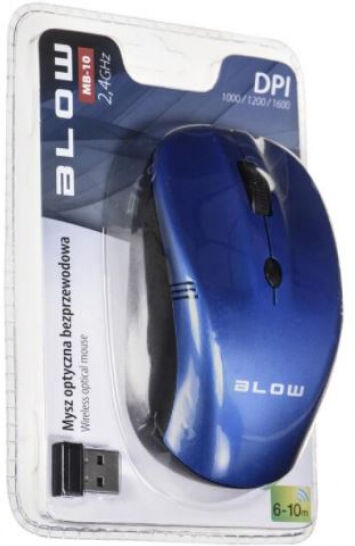 Blow MB-10 - Wireless optische Maus - Blau