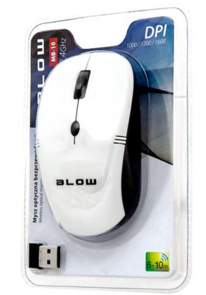 Blow MB-10 - Wireless optische Maus - Weiss