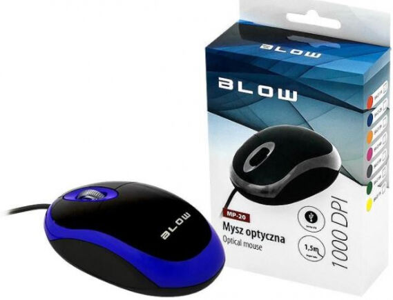 Blow MP-20 - optische USB-Maus - Blau