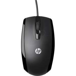 Hewlett Packard HP E5E76AA - Maus (Mouse), Kabel, USB, schwarz