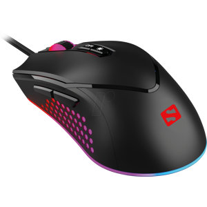 SANDBERG 640-20 - Gaming-Maus (Mouse), Kabel, USB, RGB