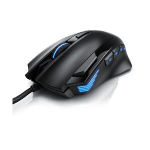 CSL Gaming-Maus kabelgebunden, 125 dpi, optische Gaming Maus, Farbwechsel, 9 Tasten, 600 bis 4800dpi