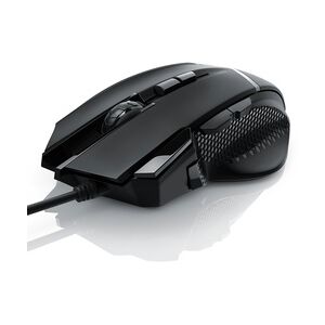 CSL Gaming-Maus kabelgebunden 500 dpi, ergonomisch, 3200 dpi, Abtastrate wählbar, Mouse inkl. Gewichten