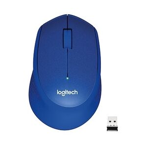 Logitech M330 Silent Plus Kabellose Maus Blau