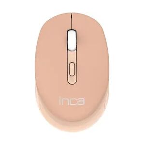 Inca Wireless Mouse Maus, 2.4GHz Wireless, Ergnomisch Auto Sleep Mode, 800-1600 DPI Creme