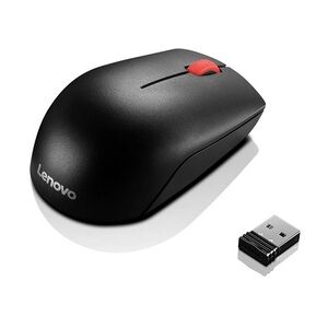 Lenovo Essential Kabellose Maus Funk Optisch Schwarz 3 Tasten 1000 dpi