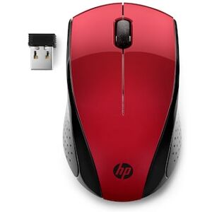 HP 220 Wireless Maus 7KX10AA kabellos USB-Empfänger rot