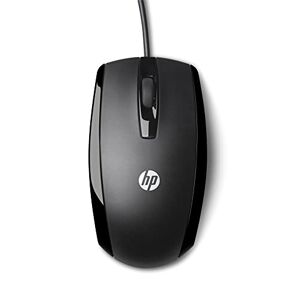 HP X500 (E5E76AA) Maus mit Kabel (USB, 800 dpi, 3 Tasten, Scrollrad) schwarz