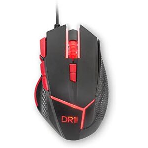 DR1TECH [Amazon Exclusive] Hunter Professional Gaming Maus Mit Kabel [5 Auswechselbare Gewichte + Triple FIRE] 9 Tasten Für Bis Zu 4200 DPI Ergonomische Gaming Maus Für PC/PS4/XBOX