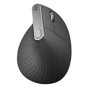 Maus Logitech MX Vertical, optisch, BT/Kabel, 6 Tasten, 4000 dpi, ergonomisch, graphitgrau