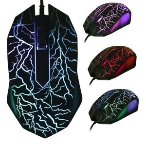 Delivast LED Gaming Mus USB Kabel - RGB