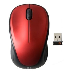 Logitech Wireless Mouse M235, Rød