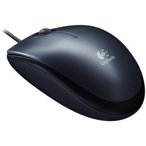 Logitech M90 Ledningsmus, Sort