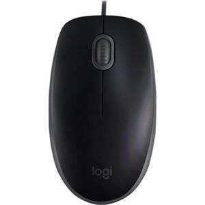 Logitech B110 Silent Mus, Sort