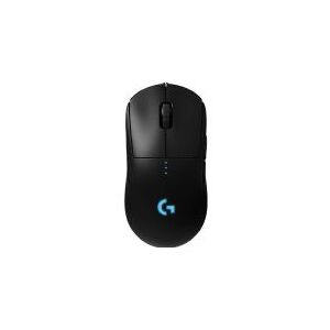 Logitech®   G Pro - Mus - højre- og venstrehåndet - optisk - trådløs - LIGHTSPEED - trådløs modtager (USB)