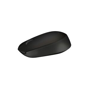 Logitech B170 - Mus - optisk - 3 knapper - trådløs - 2.4 GHz - trådløs modtager (USB) - sort