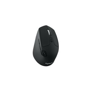 Logitech®   M720 Triathlon - Mus - højrehåndet - optisk - 7 knapper - trådløs - Bluetooth, 2.4 GHz - trådløs modtager (USB)