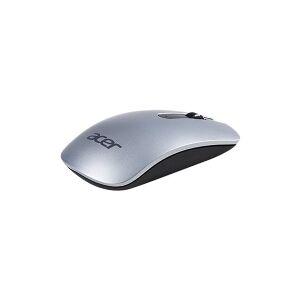 Acer Wireless Mouse (AMR820) - Mus - optisk - trådløs - trådløs modtager (USB) - sølv - detailsalg - for TravelMate P215, P614  TravelMate P2  Travel