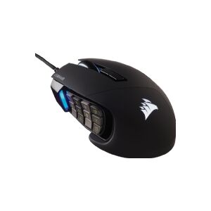 Corsair Microsystems CORSAIR Gaming Scimitar RGB Elite - Mus - optisk - 17 knapper - kabling - USB - sort