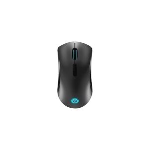 Lenovo Legion M600 Gaming Mouse - Mus - højre- og venstrehåndet - optisk - 8 knapper - trådløs, kabling - Bluetooth, 2.4 GHz, USB 2.0 - trådløs modtager (USB) - sort, jerngrå