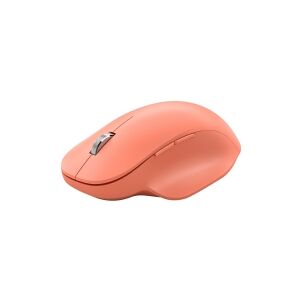 Microsoft Bluetooth Ergonomic Mouse - Mus - ergonomisk - optisk - 5 knapper - trådløs - Bluetooth 5.0 LE - ferskenfarvet