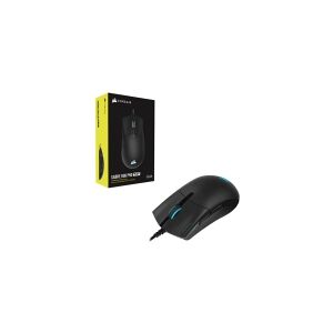 Corsair Microsystems Corsair Sabre RGB Pro Champion Series - Mus - Optisk - 6 knapper - kabling - USB - Sort