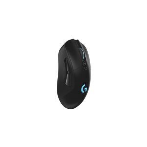 Logitech Wireless Gaming Mouse G703 LIGHTSPEED with HERO 16K Sensor - Mus - optisk - 6 knapper - trådløs, kabling - USB, 2.4 GHz - USB Logitech LIGHTSPEED receiver