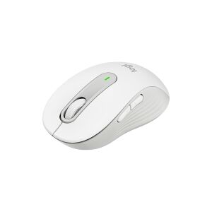 Logitech Signature M650 for Business - Mus - trådløs - Bluetooth, 2.4 GHz - Logitech Logi Bolt USB-modtager - off-white