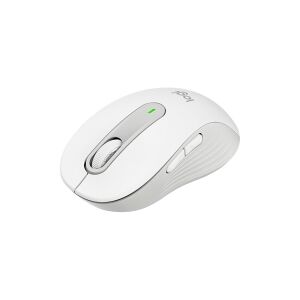 Logitech Signature M650 L LEFT - Mus - stor størrelse - venstrehåndet - optisk - 5 knapper - trådløs - Bluetooth, 2.4 GHz - Logitech Logi Bolt USB-modtager - off-white