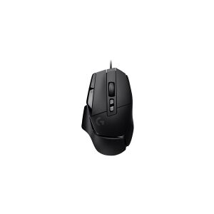 Logitech®   G502 X - Mus - optisk - 13 knapper (LIGHTFORCE Switches) - kabling (USB) - Hero 25K sensor - Sort