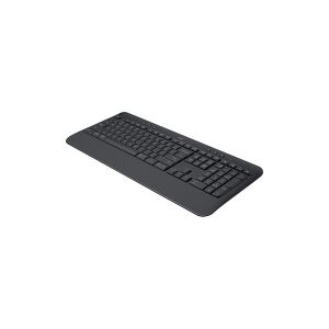 Logitech Signature K650 - Tastatur - trådløs - Bluetooth 5.1 - QWERTY - UK - grafit