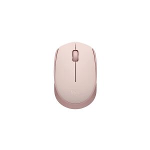 Logitech M171 - Mus - højre- og venstrehåndet - trådløs - 2.4 GHz - trådløs modtager (USB) - Rose