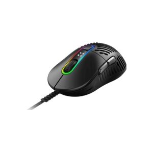 MOUNTAIN MAKALU 67 gaming-mus - sort, 19.000 DPI, 67 g, RGB-belysning