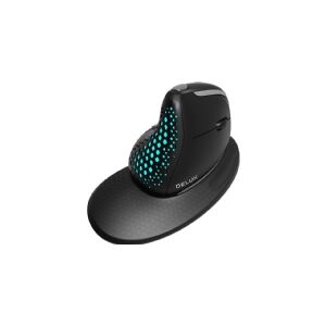 Delux M618XSU BT/2.4G 4000DPI RGB Wireless Vertical Mouse