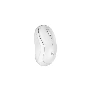 Logitech M240 Silent - Mus - højre- og venstrehåndet - optisk - 3 knapper - trådløs - Bluetooth - off-white